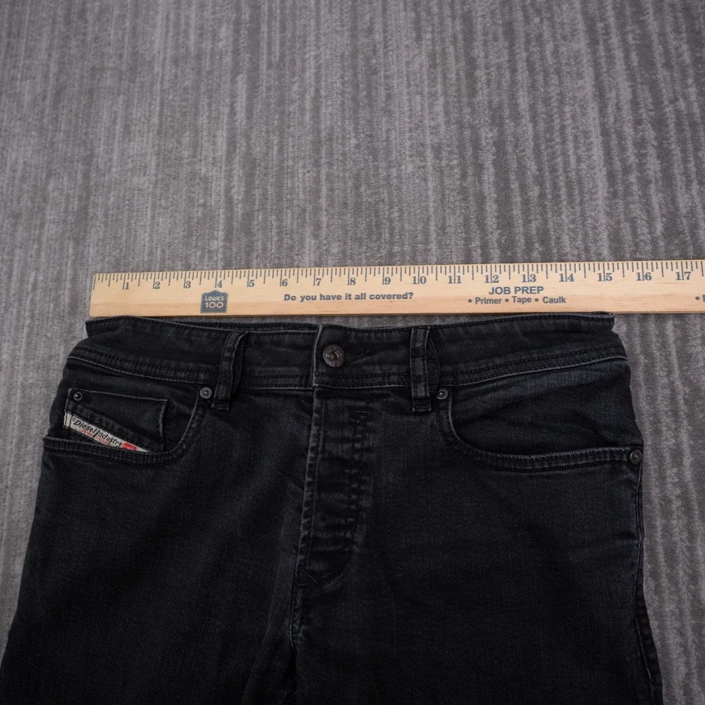 Diesel Sleenker Skinny Jeans Mens 29 Black Excellent Slim Fit Denim Pants